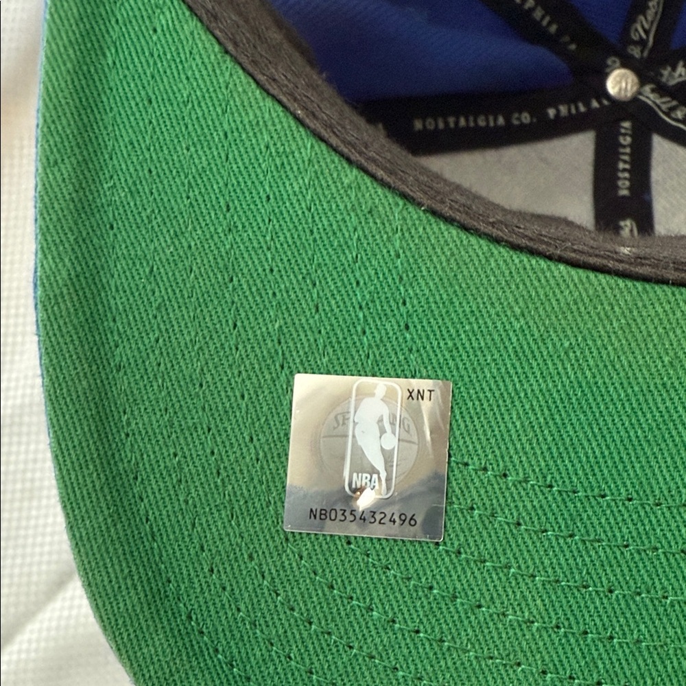 Golden State Warriors Mitchell & Ness Blue Snapback Cap - Picture 2 of 4